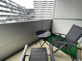 Spacious 1BR Apartment with Balcony above Citygate Shopping Complex with Metro Access